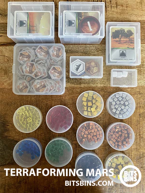 Terraforming Mars component organization game piece