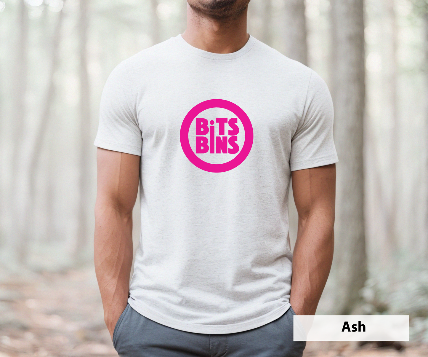 BitsBins Logo Magenta_ Adult Unisex T-Shirt