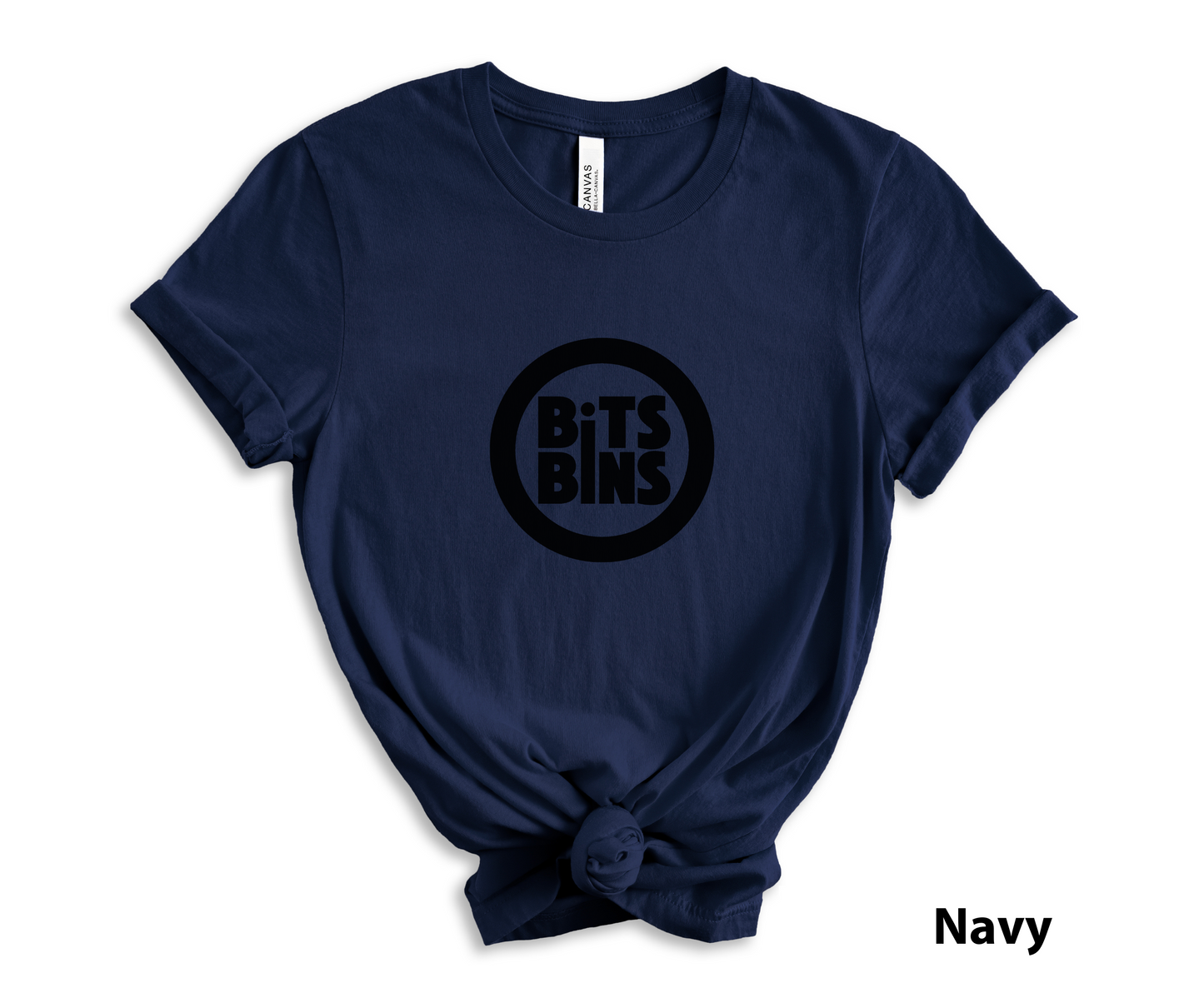 BitsBins Logo Black _ Adult Unisex T-Shirt