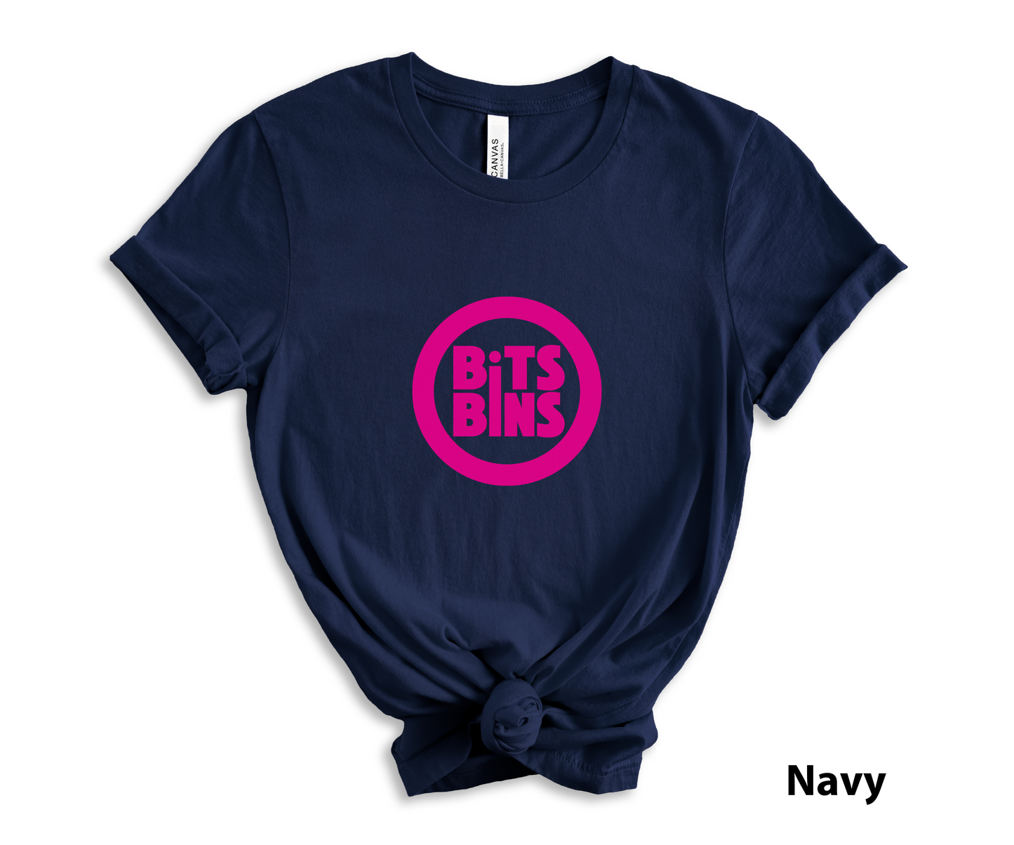 BitsBins Logo Magenta_ Adult Unisex T-Shirt