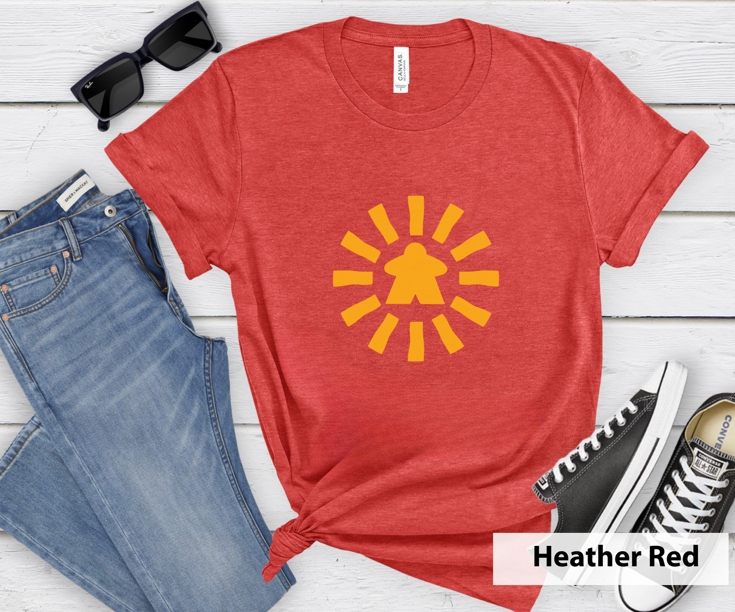 Sunshine Meeple _ Adult Unisex T-Shirt