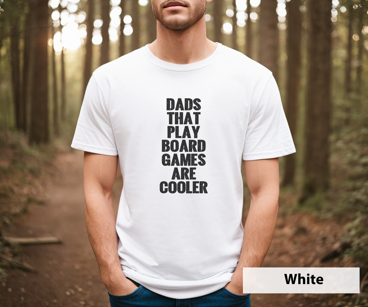 Dads That Play Board Games Are Cooler_ Adult Unisex T-Shirt