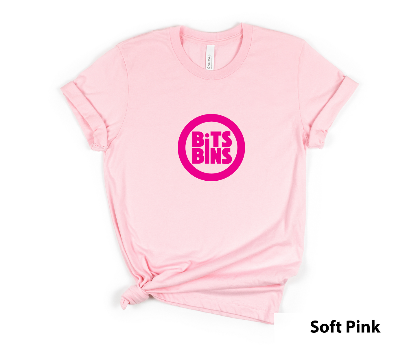 BitsBins Logo Magenta_ Adult Unisex T-Shirt