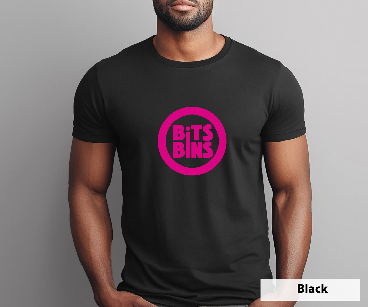 BitsBins Logo Magenta_ Adult Unisex T-Shirt