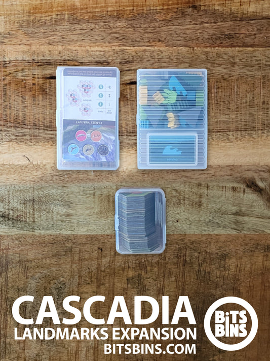 RECOMMENDED Bits Bins Cascadia/Landmarks - 1 Case, 1 Tile, 1 Tarot