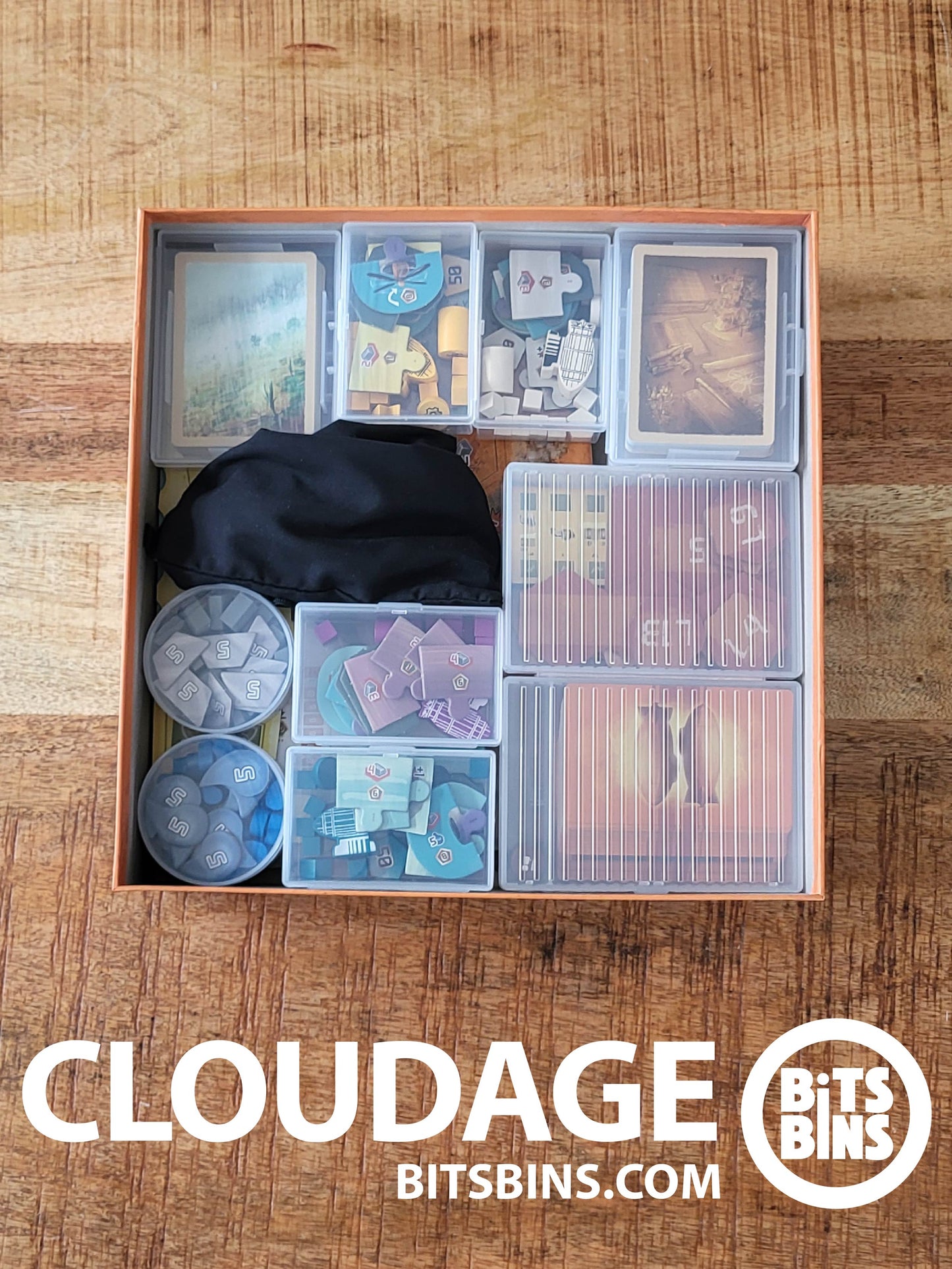 RECOMMENDED Bits Bins CLOUDAGE - 2 Pods, 4 Originals, 3 card Boxes, 2 Tarot