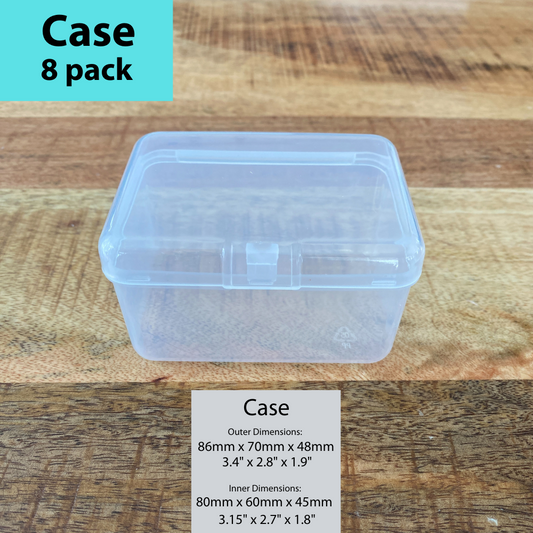 8 Pack BitsBins Case | Measures 3.4" x 2.8" x 1.9"