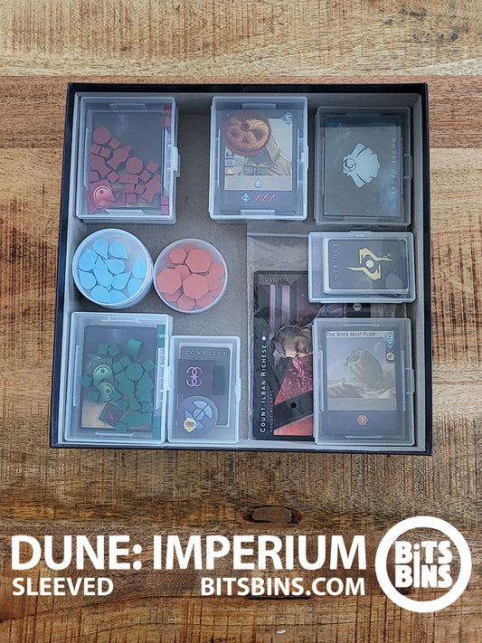 RECOMMENDED BitsBins Dune: Imperium (sleeved) - 3 Pods, 2 XLs, 6 Card Boxes, 1 100+ Card Box