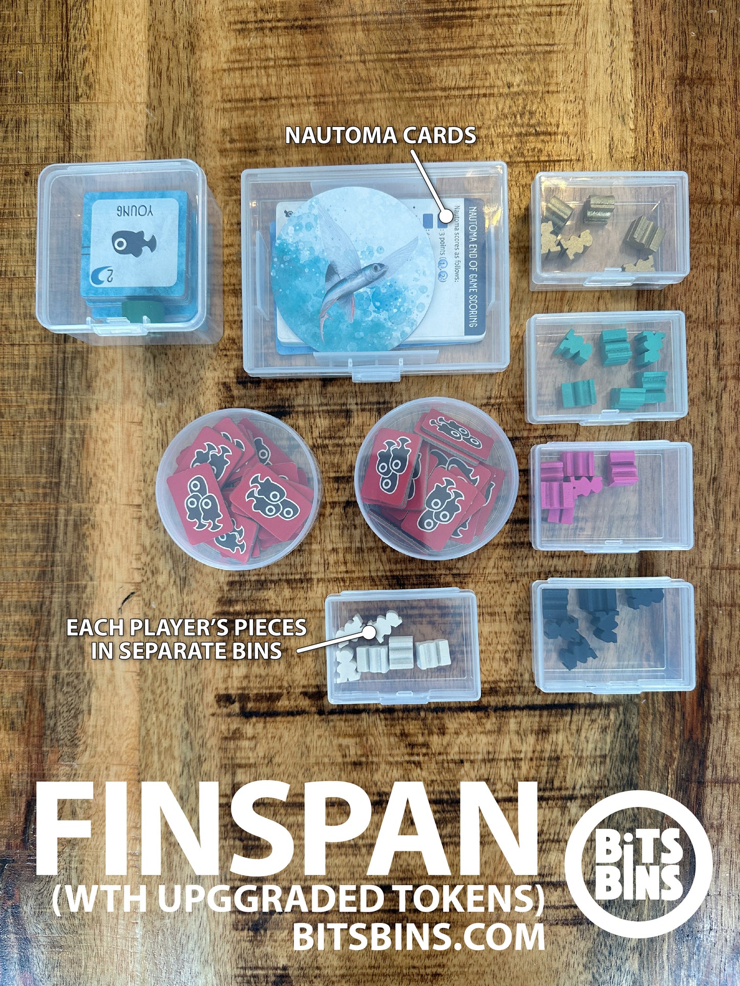 RECOMMENDED Finspan - 2 Pods, 5 Minis, 1 Card Box, 1 Stack