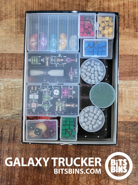 RECOMMENDED Bits Bins Galaxy Trucker - 3 Pods, 4 Minis, 1 Original, 1 Card Box, 2 Tiles, 1 Tarot