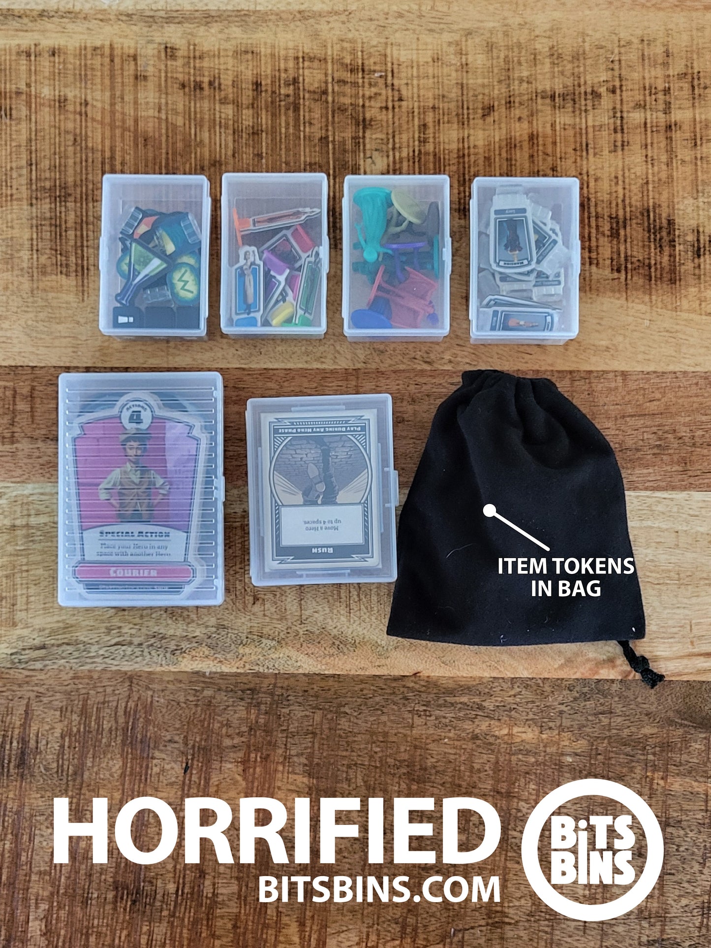 RECOMMENDED Bits Bins Horrified - 4 XLs, 1 Card Box, 1 Tarot