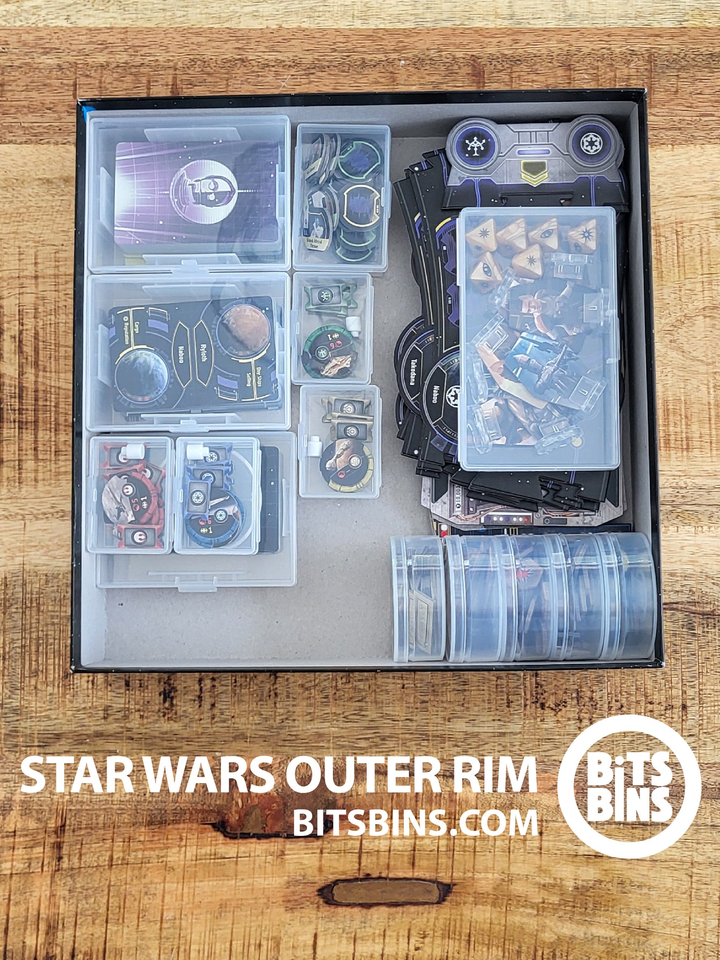 RECOMMENDED Star Wars, Outer Rim - 5 Pods, 4 Minis, 1 Original, 1 Card Box, 2 100+ Card Boxes, 1 Tile