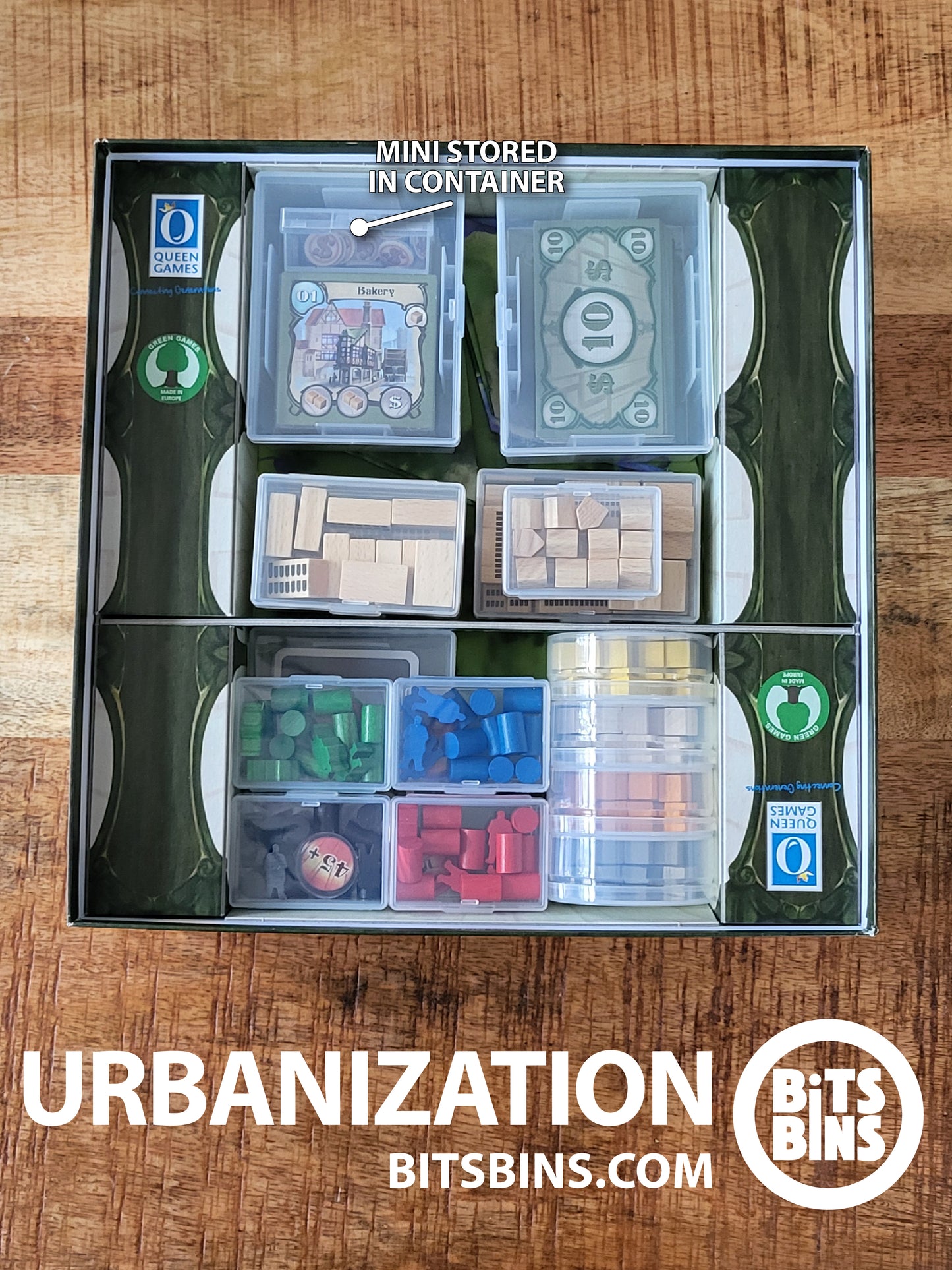 RECOMMENDED BitsBins Urbanization - 4 Pods, 6 Minis, 2 Originals, 1 XL, 1 Card Box, 2 100+ Card Boxes