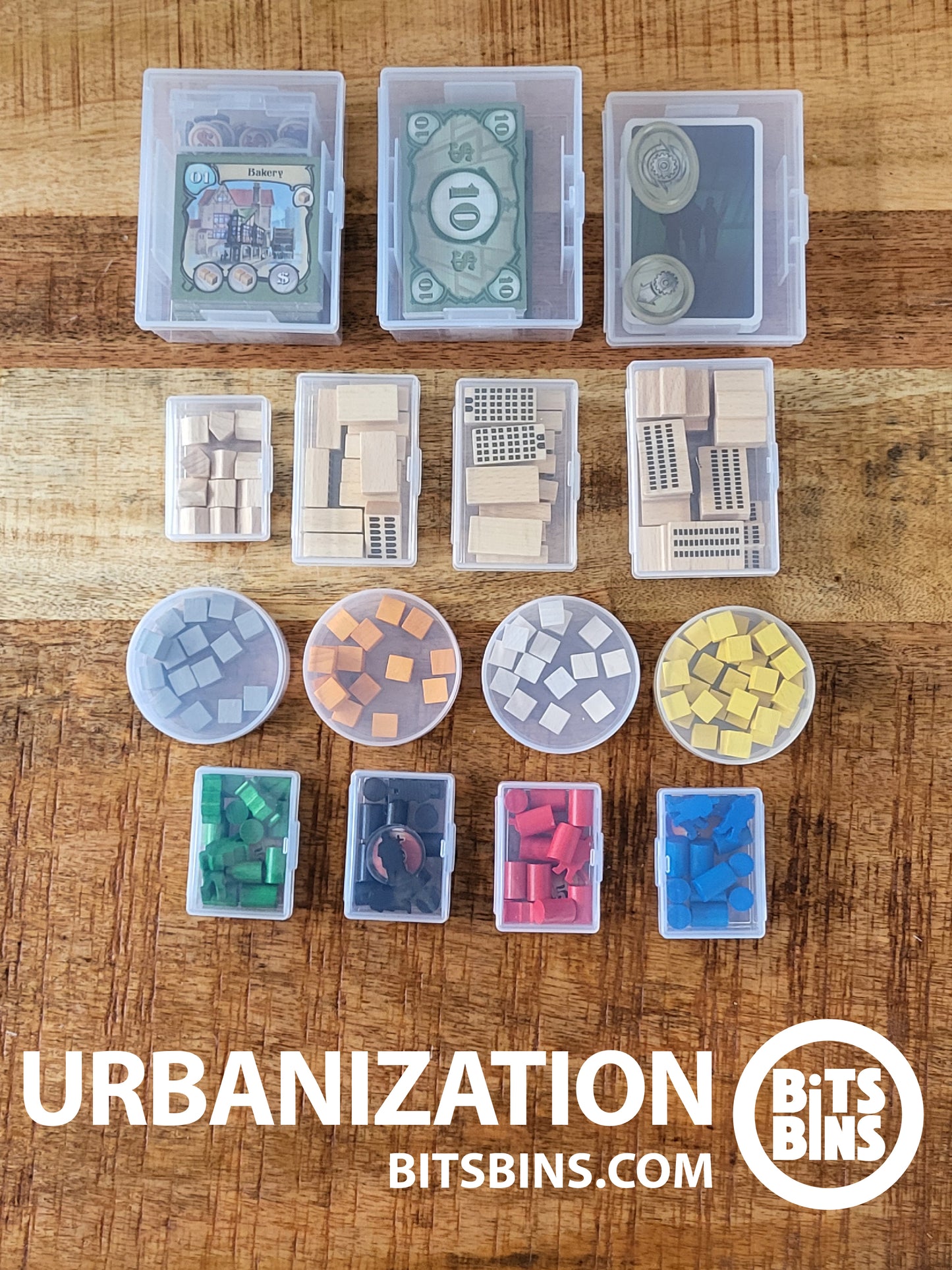 RECOMMENDED BitsBins Urbanization - 4 Pods, 6 Minis, 2 Originals, 1 XL, 1 Card Box, 2 100+ Card Boxes