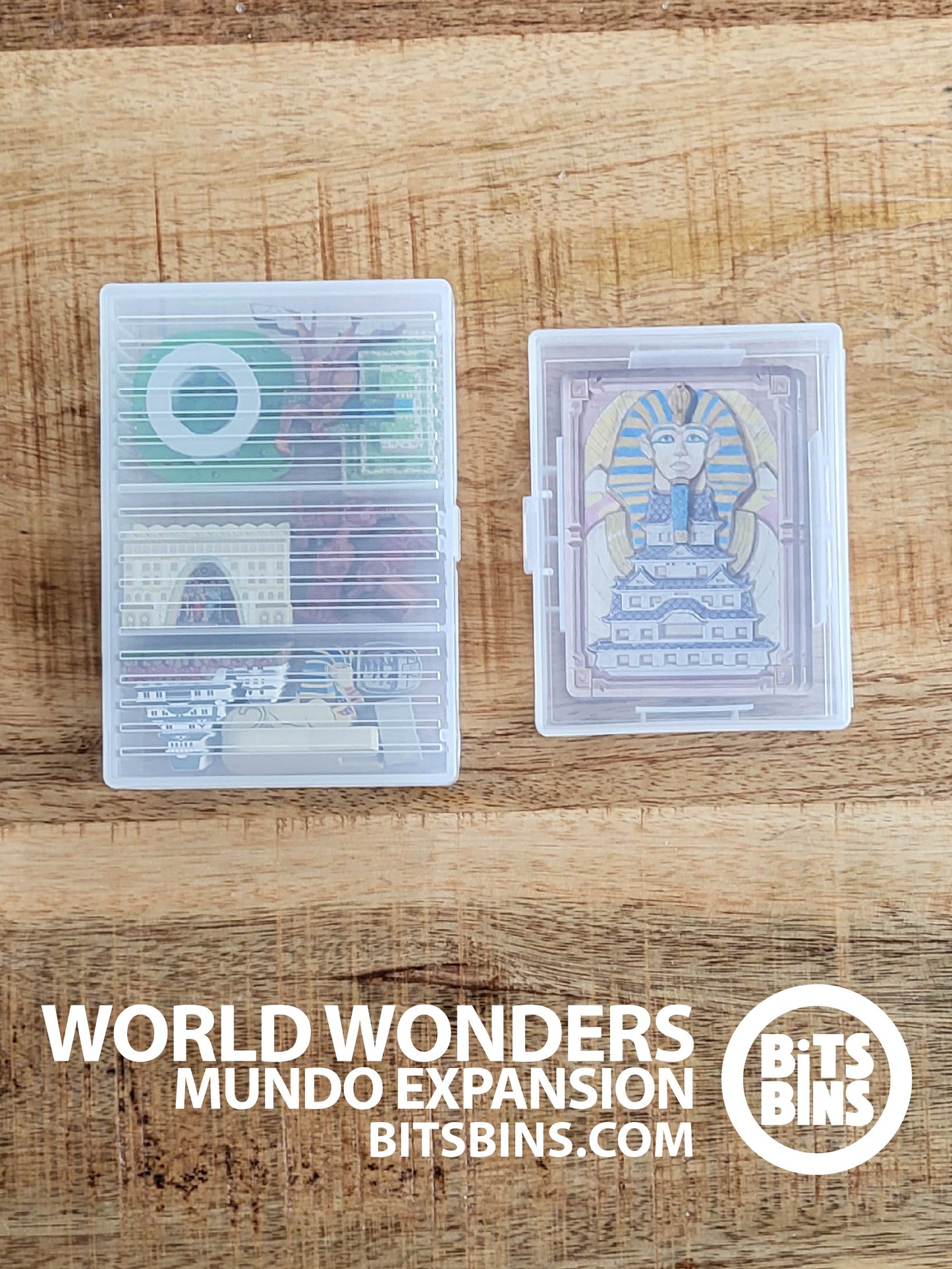 RECOMMENDED Bits Bins World Wonders/Mundo - 1 Card Box, 1 Tarot