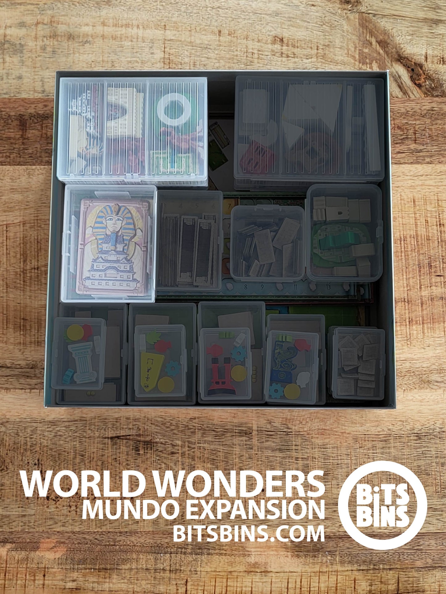 RECOMMENDED Bits Bins World Wonders/Mundo - 1 Card Box, 1 Tarot