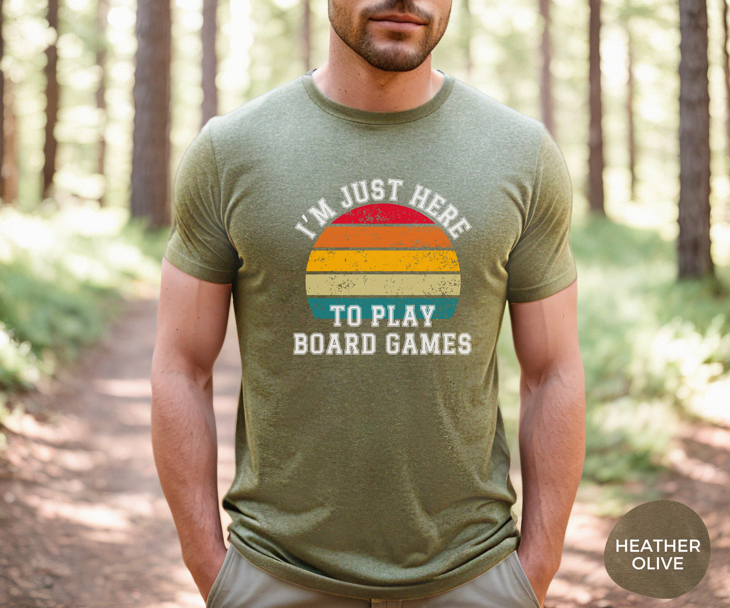 I'm Just Here To Play Board Games _ Adult Unisex T-Shirt