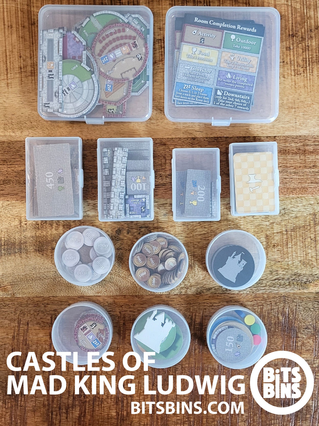 RECOMMENDED CASTLES OF MAD KING LUDWIG - 6 Pods, 2 Originals, 2 XLs, 2 Flats