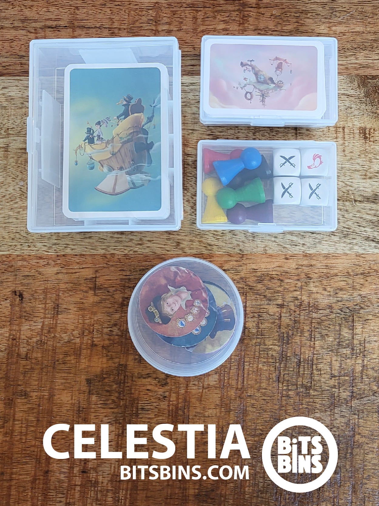 RECOMMENDED CELESTIA BitsBins - 1 Pod, 2 Original, 1 100+ Card box