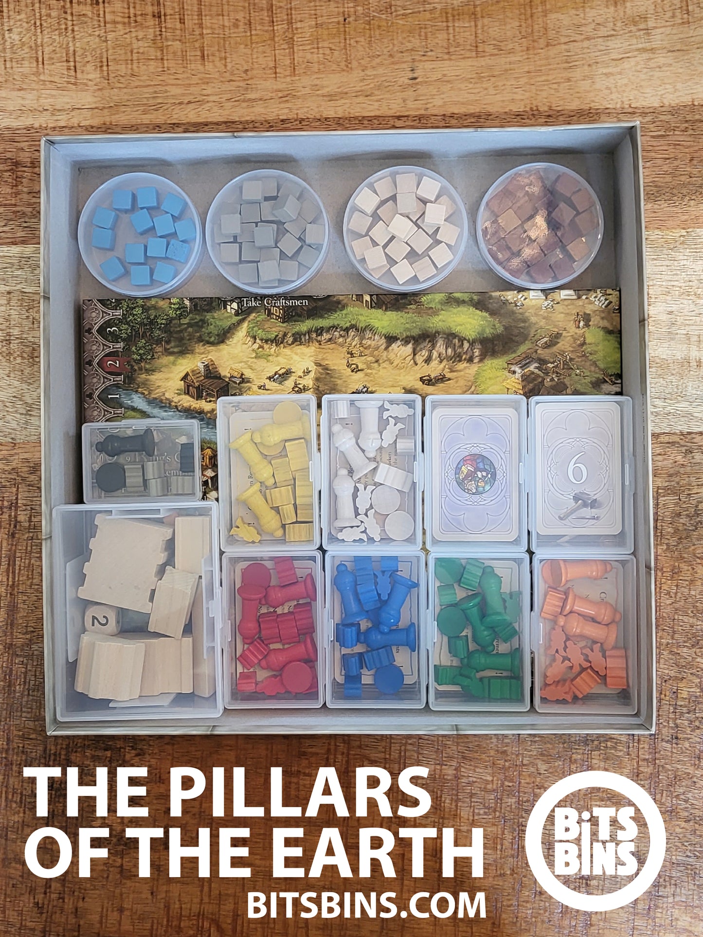 RECOMMENDED Bitsbins The Pillars of the earth - 4 Pods, 1 mini, 8 originals,1 100+ card box